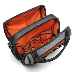 Crescent Rawhide Orange, Black Polyester 17-in Zippered Tool Bag