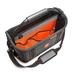 Crescent Rawhide, Black and Gray Polyester 17-in Tool Tote