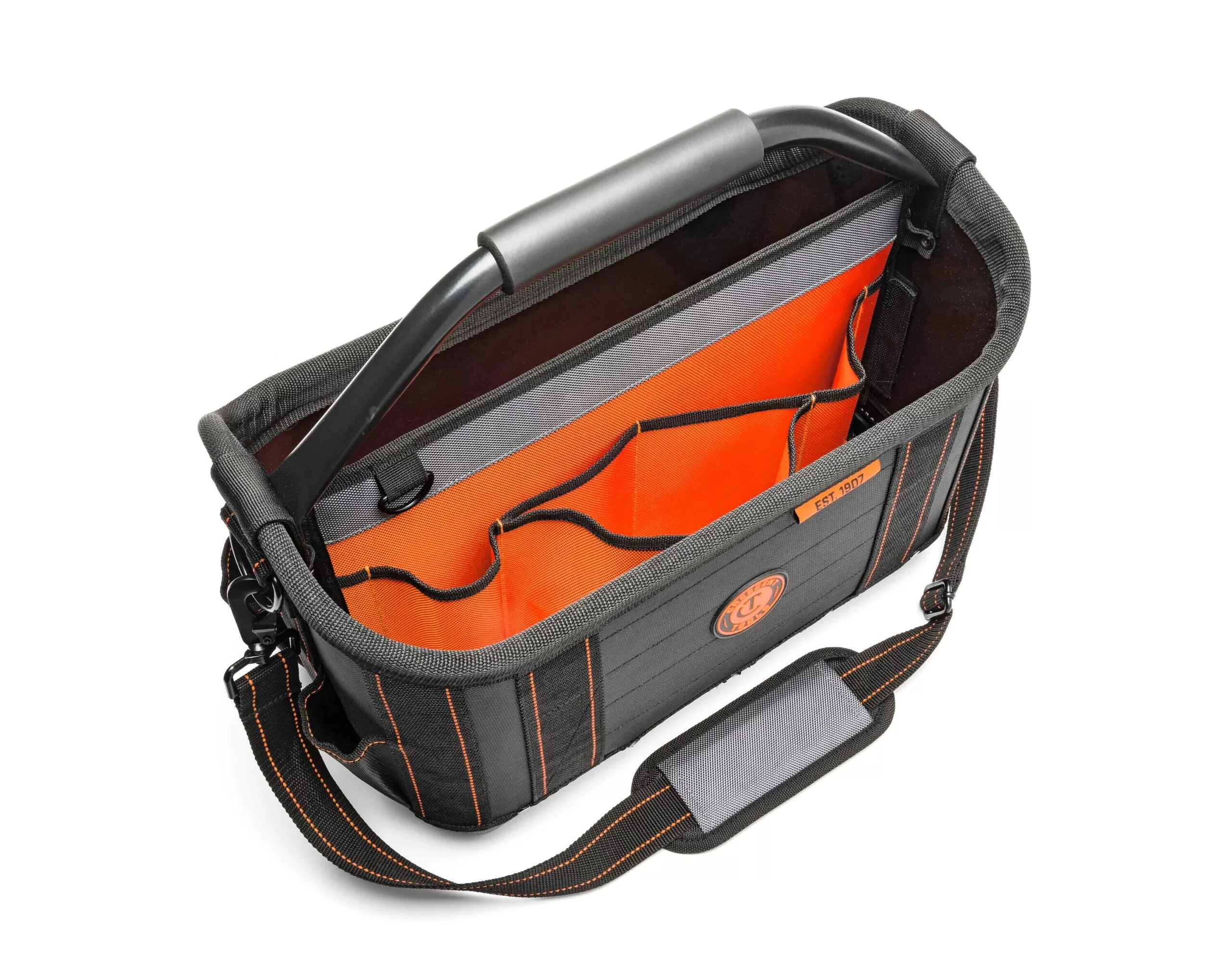 Crescent Rawhide, Black and Gray Polyester 17-in Tool Tote