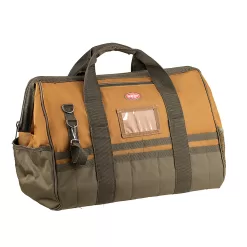 Bucket Boss GATEMOUTH 20 Brown Polyester 20-in Zippered Tool Bag