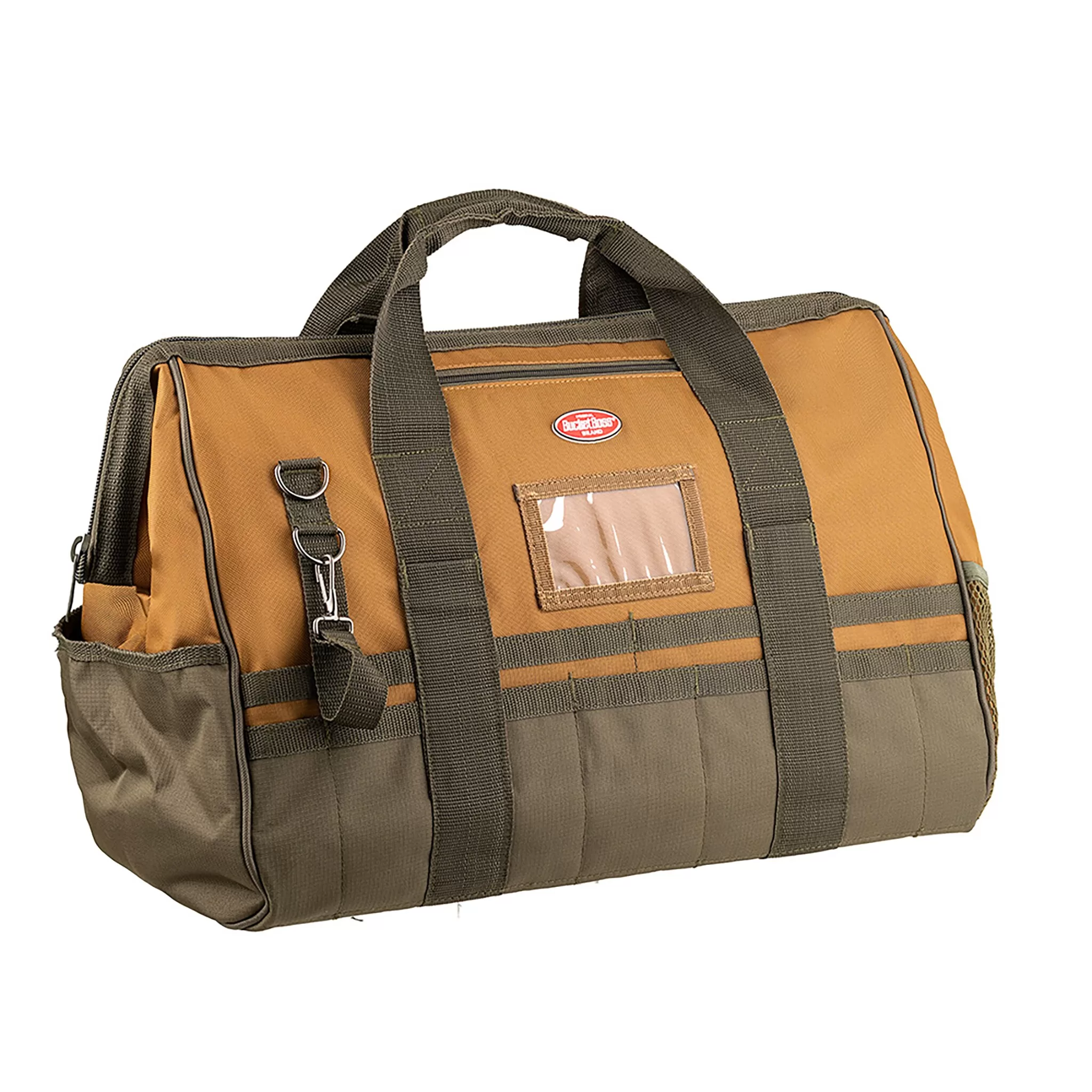 Bucket Boss GATEMOUTH 20 Brown Polyester 20-in Zippered Tool Bag