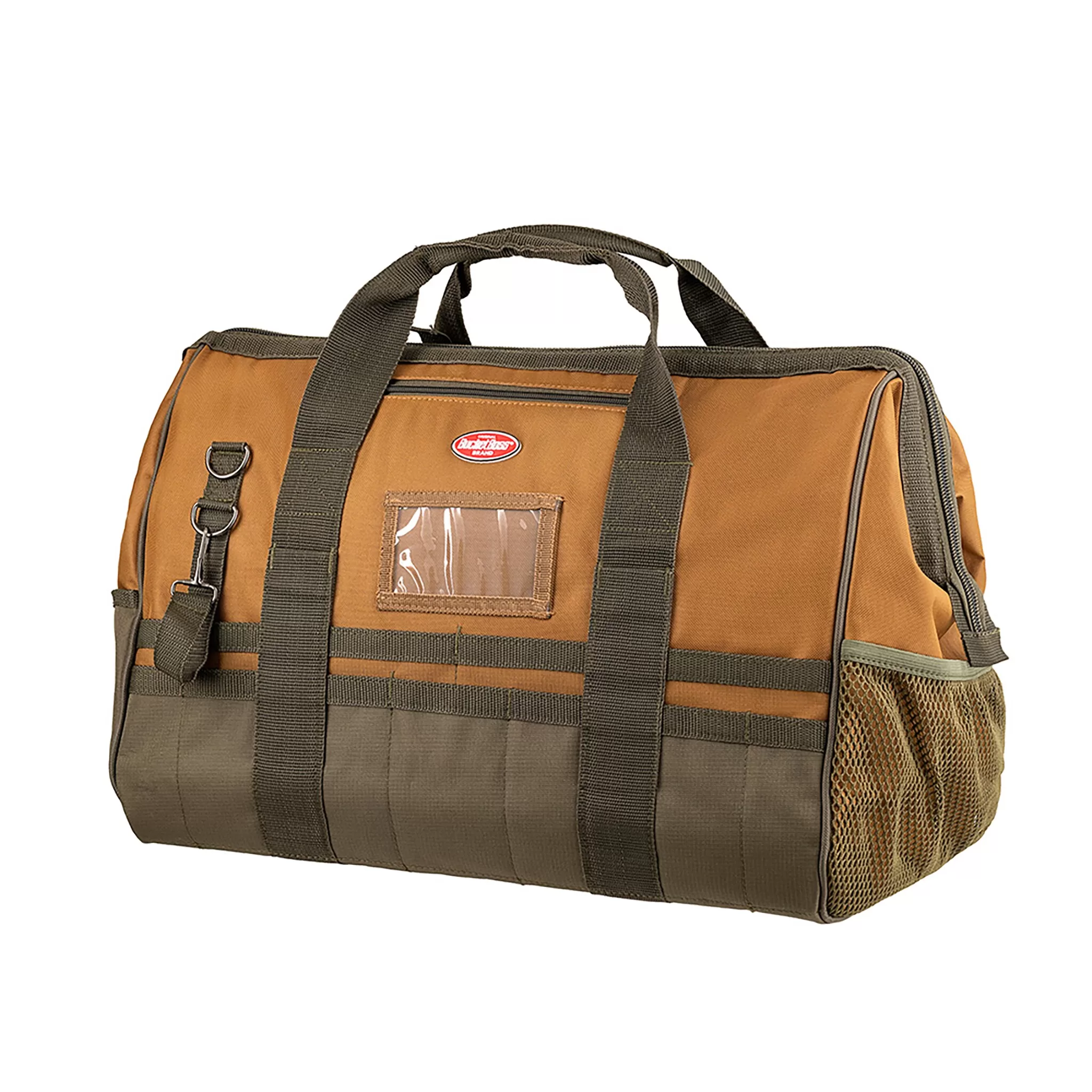 Bucket Boss GATEMOUTH 20 Brown Polyester 20-in Zippered Tool Bag