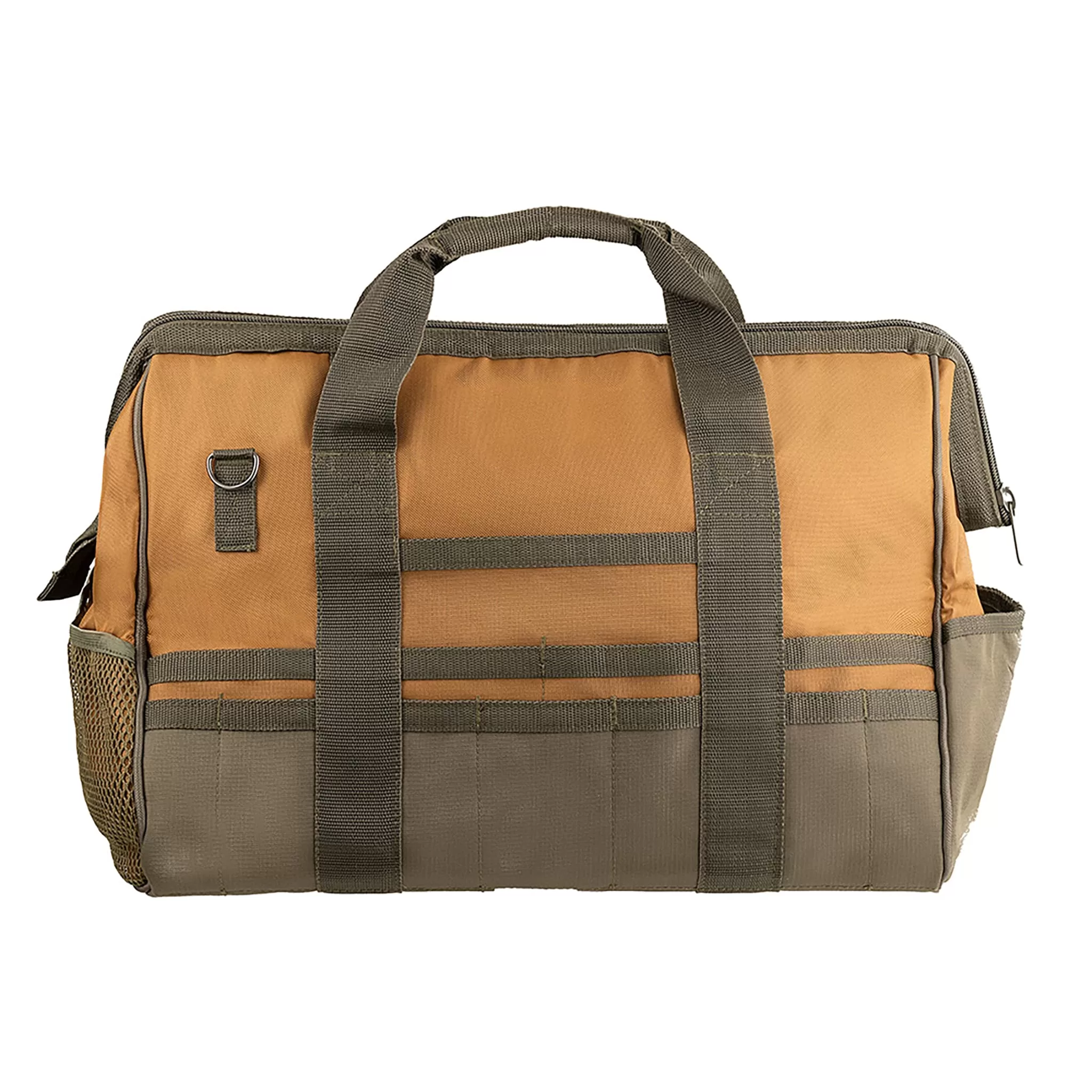 Bucket Boss GATEMOUTH 20 Brown Polyester 20-in Zippered Tool Bag