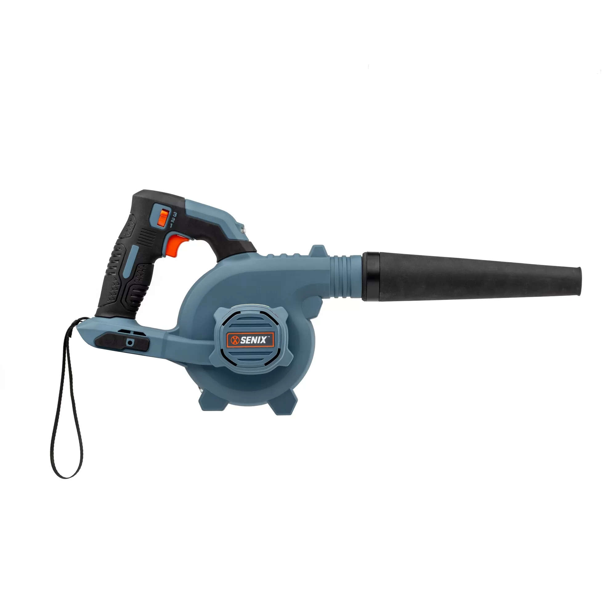 SENIX X2 20-volt Max 75-CFM 180-MPH Battery Handheld Leaf Blower 2.5 Ah (Battery and Charger Not Included)