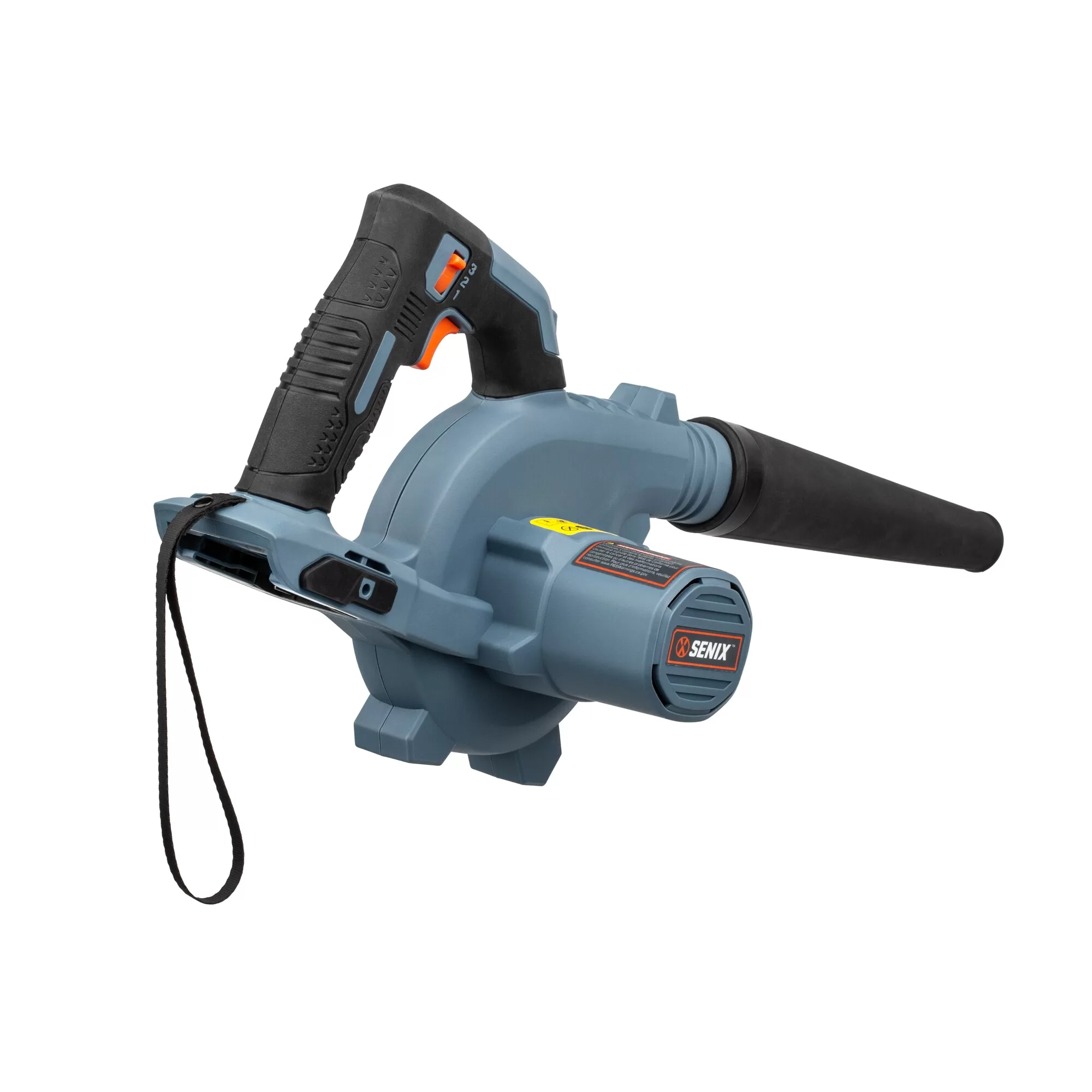 SENIX X2 20-volt Max 75-CFM 180-MPH Battery Handheld Leaf Blower 2.5 Ah (Battery and Charger Not Included)