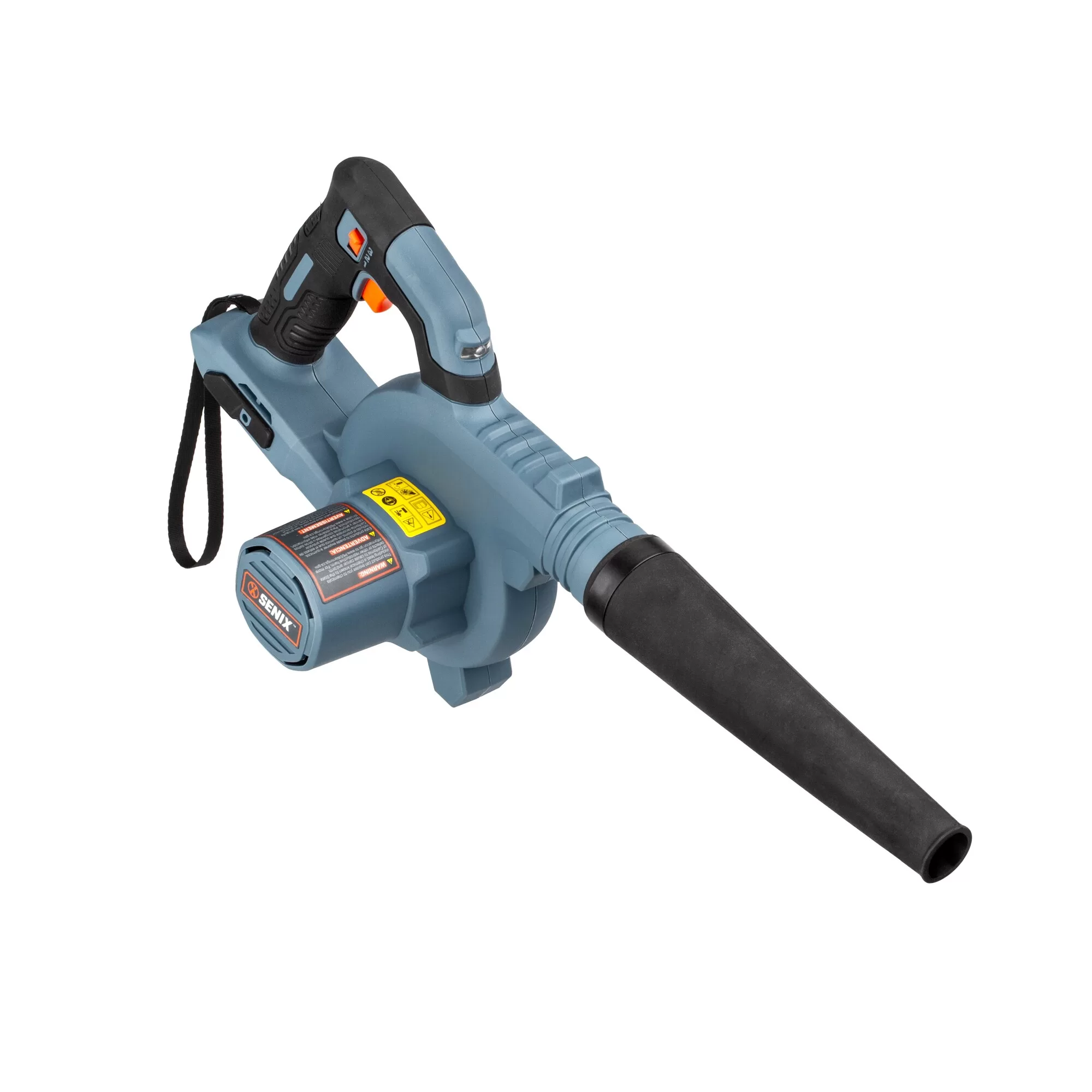 SENIX X2 20-volt Max 75-CFM 180-MPH Battery Handheld Leaf Blower 2.5 Ah (Battery and Charger Not Included)
