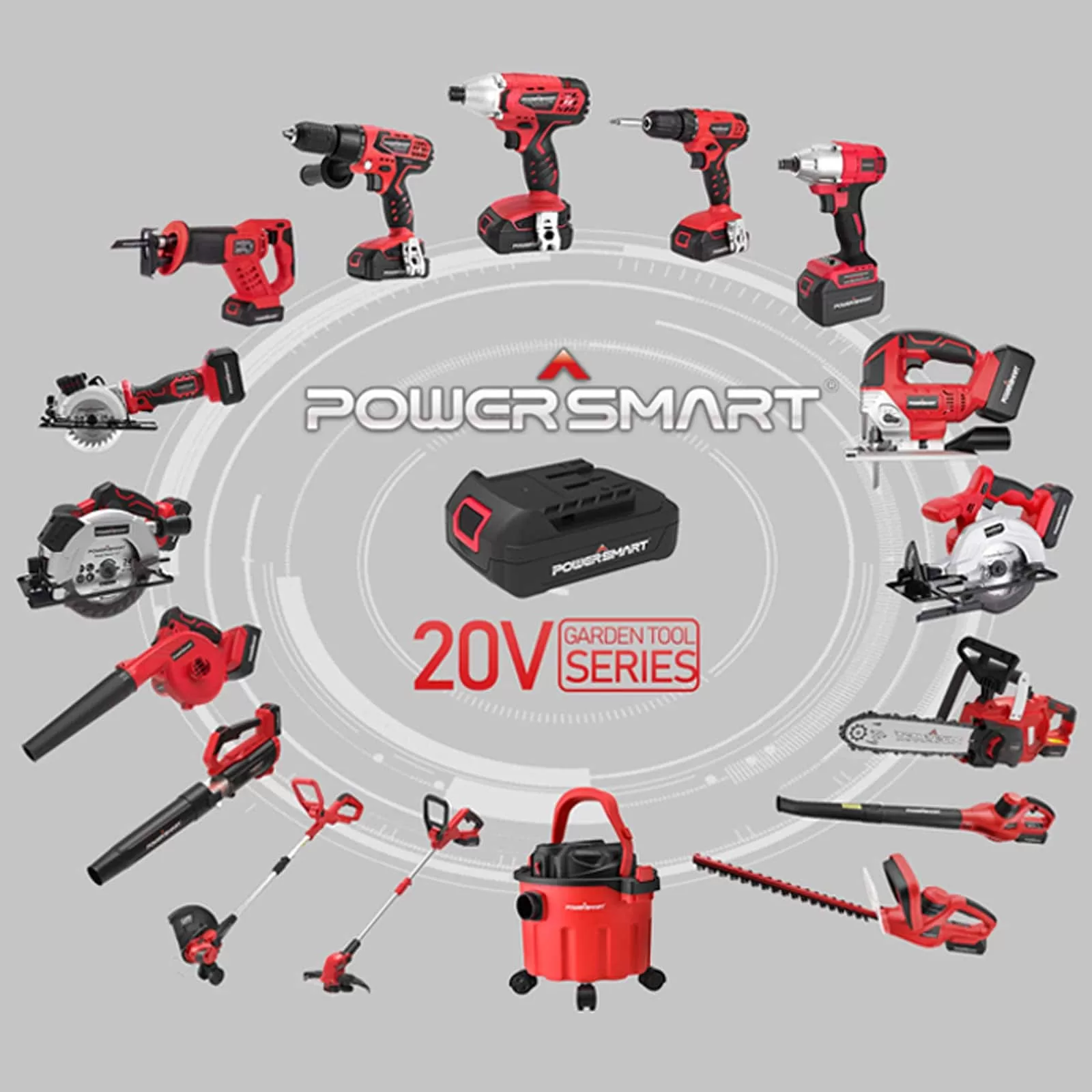 PowerSmart 20-volt 320-CFM 150-MPH Battery Handheld Leaf Blower 2 Ah (Battery and Charger Included)