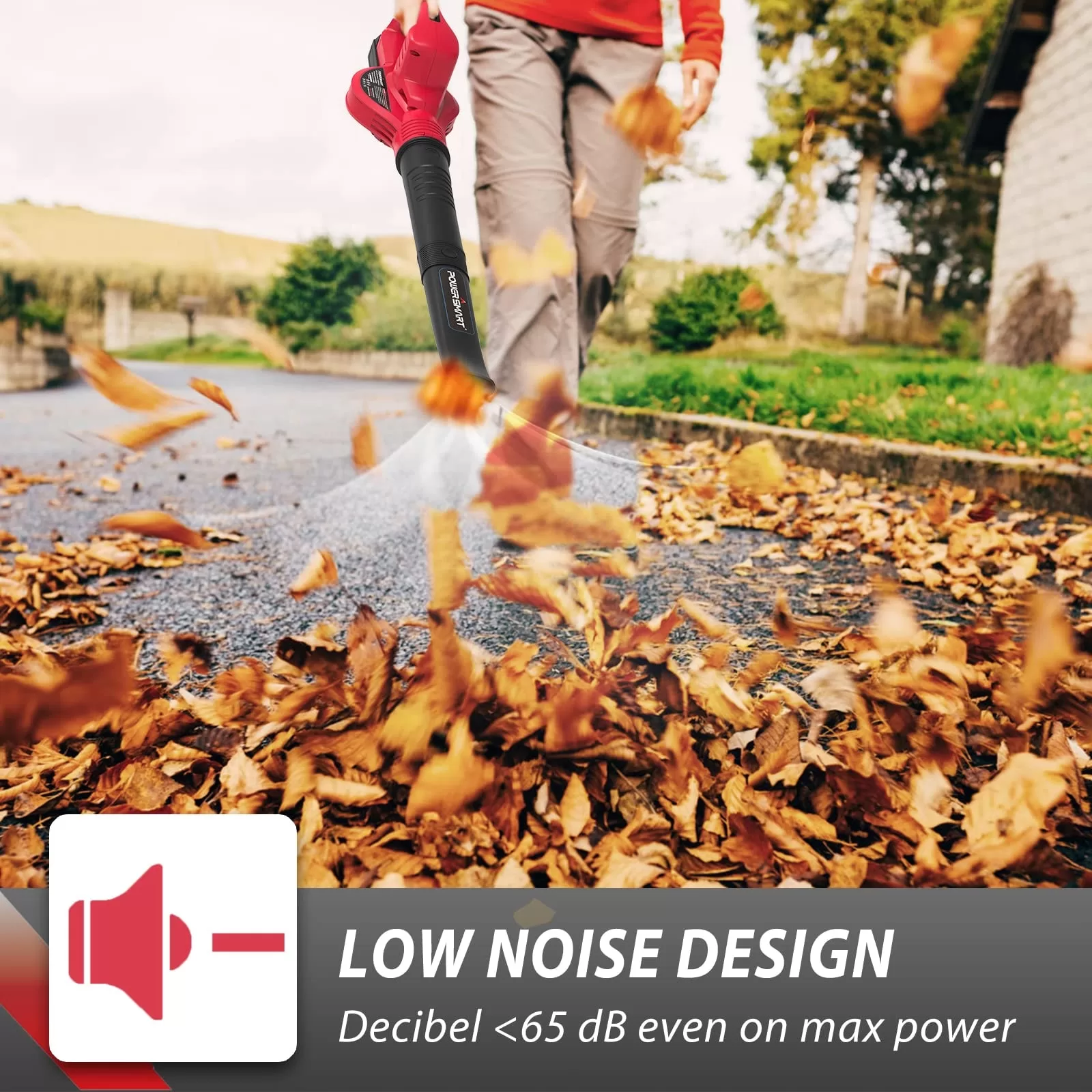 PowerSmart 20-volt 320-CFM 150-MPH Battery Handheld Leaf Blower 2 Ah (Battery and Charger Included)