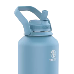 Takeya 64-fl oz Stainless Steel Insulated Water Bottle - Bluestone