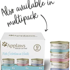 Applaws Natural Tuna Fillet in Broth Wet Cat Food, 5.5 oz., Case of 24