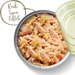 Applaws Natural Tuna Fillet with Seaweed in Broth Wet Cat Food, 5.5 oz., Case of 24