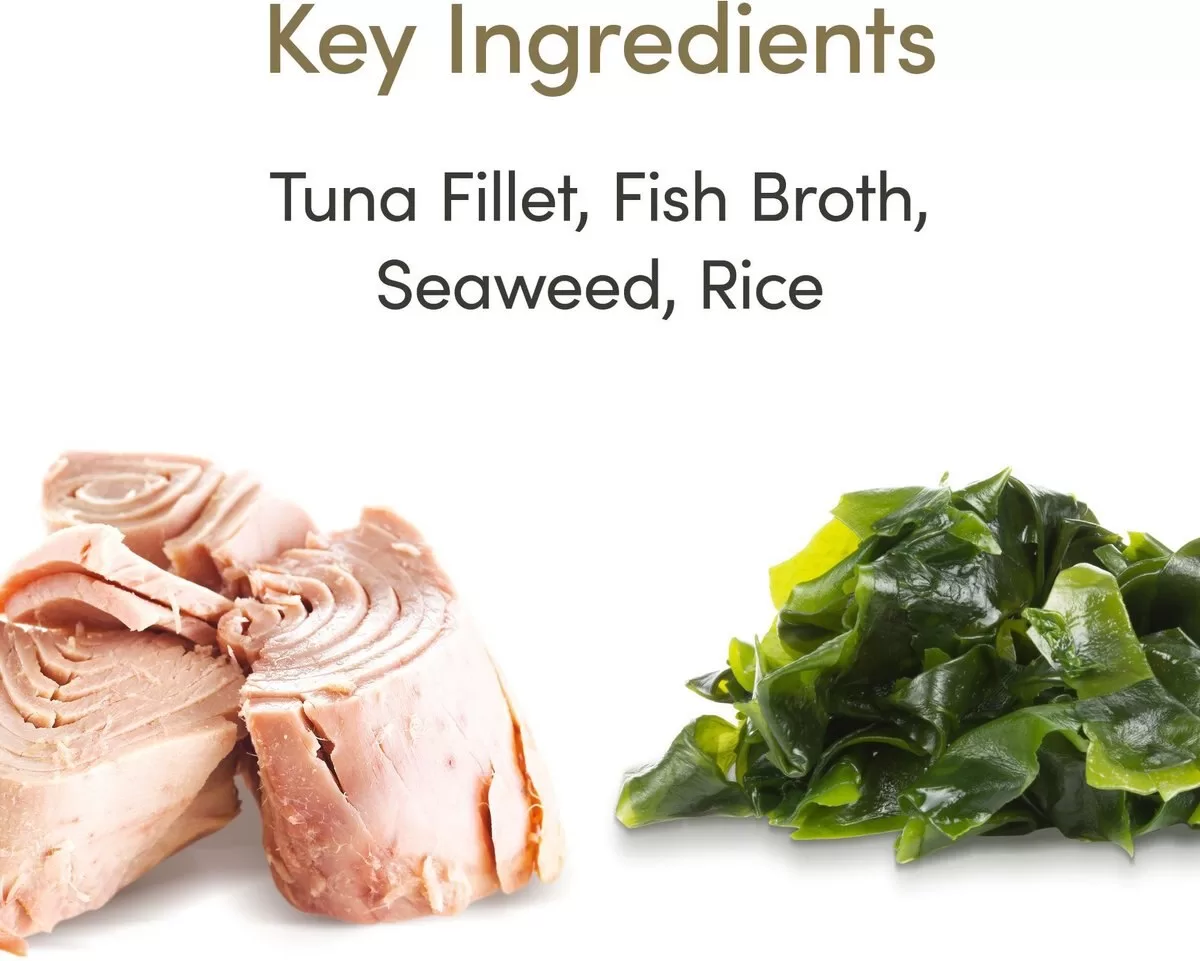 Applaws Natural Tuna Fillet with Seaweed in Broth Wet Cat Food, 5.5 oz., Case of 24