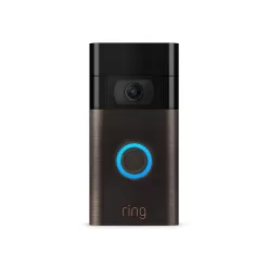 Ring Video Doorbell – 1080p HD video, improved motion detection, easy installation – Venetian Bronze (Doorbell only)