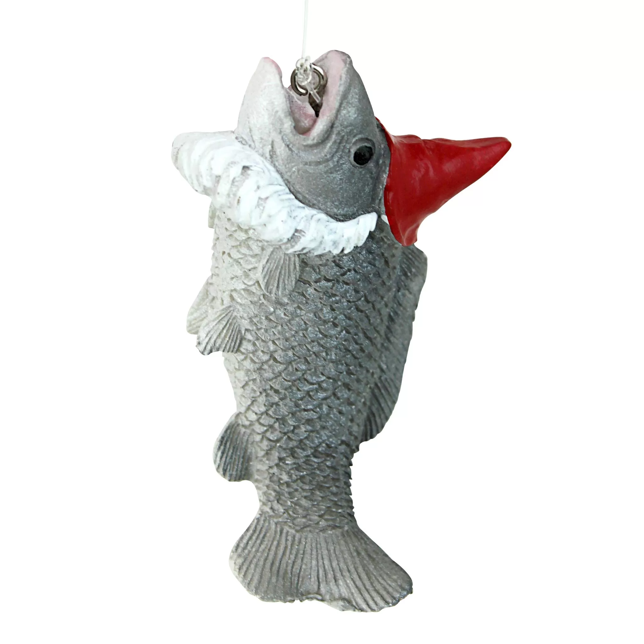 Design Toscano QM2806500 Ziggy, The Fishing Gnome Indoor/Outdoor Garden Sitter Statue, Full Color Finish