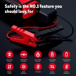 Povasee Jump Starter 3000A Peak Jump Starter Battery Pack, 12V Jump Box for Car Battery up to 10L Gas or 8L