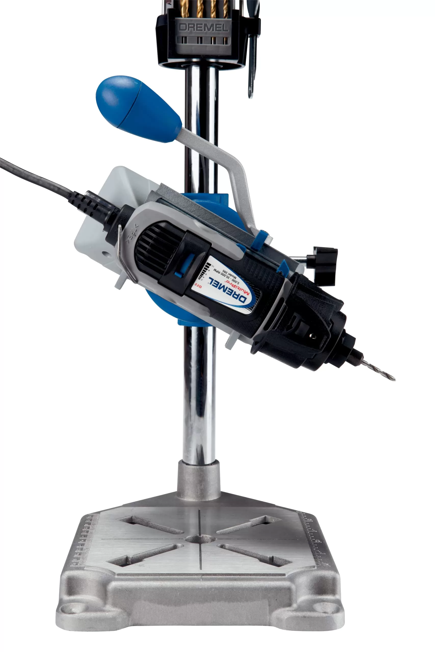 Dremel Drill Press Rotary Tool Workstation Stand with Wrench - Image 8