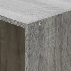Furinno Basic 3-Tier Bookcase Storage Shelves, French Oak Grey
