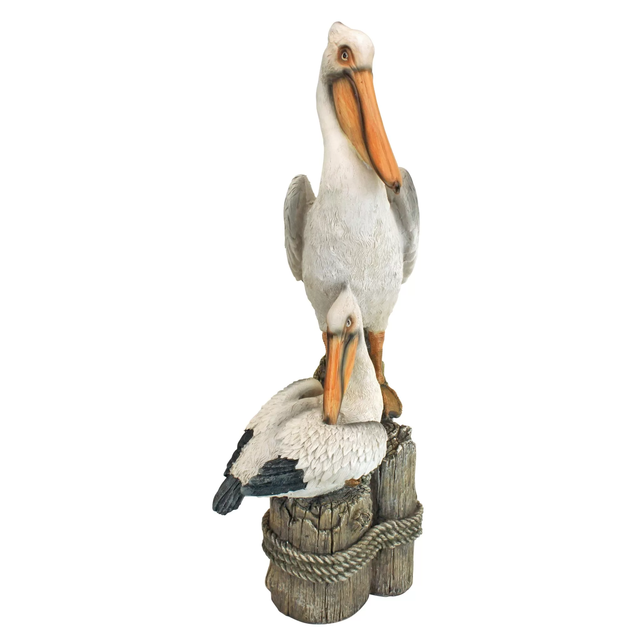 Design Toscano QL56458 Coastal Decor Ocean's Perch Pelicans Garden Bird Statue