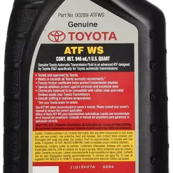 Toyota 00289-ATFWS Automatic Transmission Fluid, 192 Ounces, 6 Pack