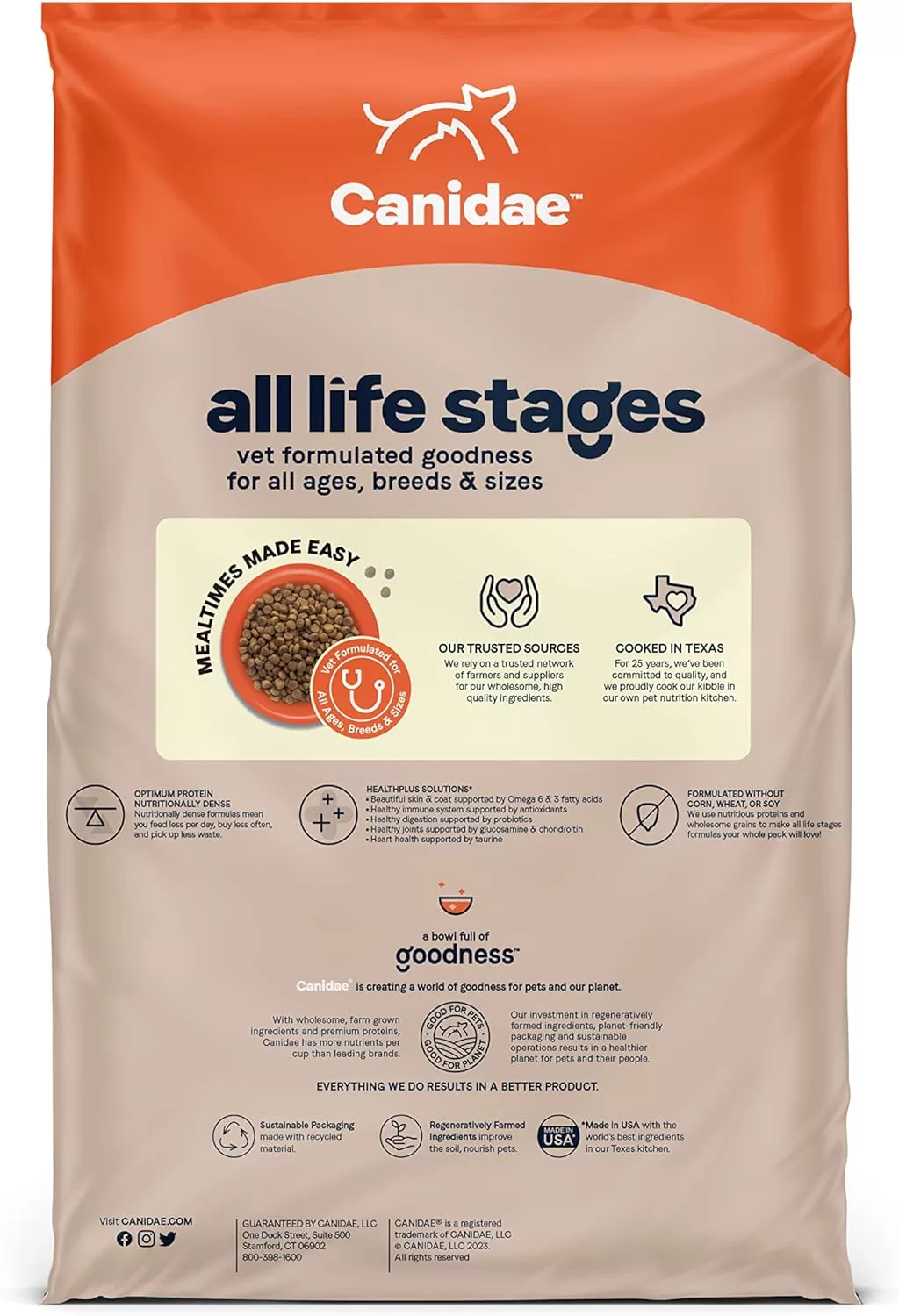 Canidae All Life Stages Chicken, Turkey, Lamb & Fish Meals Formula Dry Dog Food, 27 lbs.