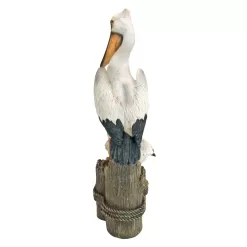 Design Toscano QL56458 Coastal Decor Ocean's Perch Pelicans Garden Bird Statue
