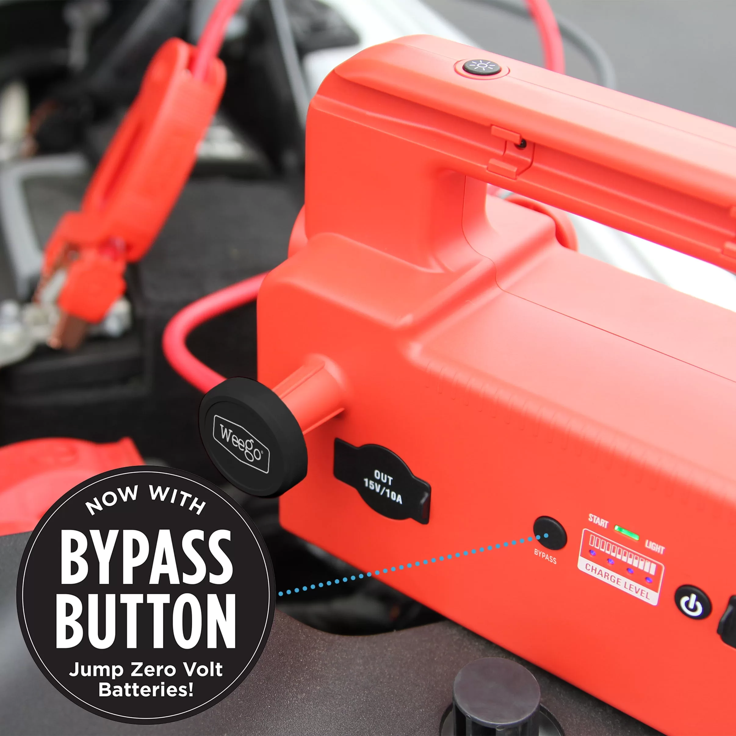 Weego 120 12 Volt Portable Lithium Jump Starter, 1200 Cranking Amps