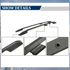 Kojem Roof Rack Side Rails for 11 12 13 14 15 16 17 Honda Odyssey Luggage Rack Carrier