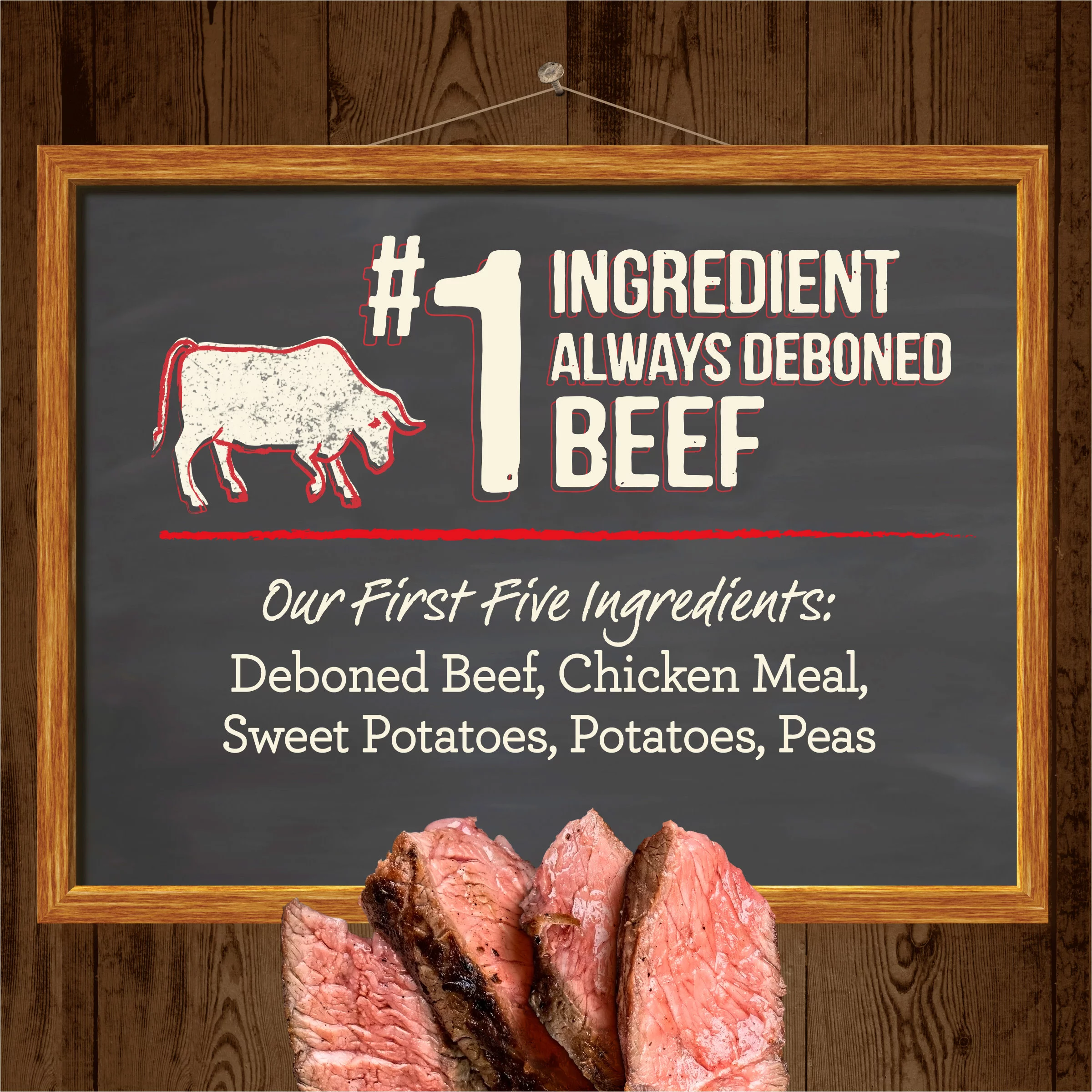 Merrick Grain Free Real Texas Beef & Sweet Potato Recipe Dry Dog Food, 30 lbs.