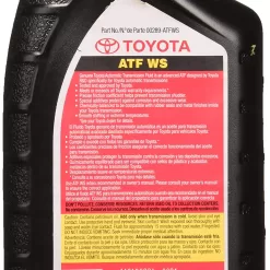 Toyota 00289-ATFWS Automatic Transmission Fluid, 192 Ounces, 6 Pack