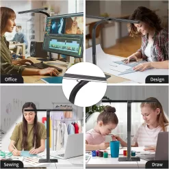 EppieBasic Led Desk Lamp, Architect Desk Lamps for Home Office - Black
