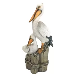 Design Toscano QL56458 Coastal Decor Ocean's Perch Pelicans Garden Bird Statue