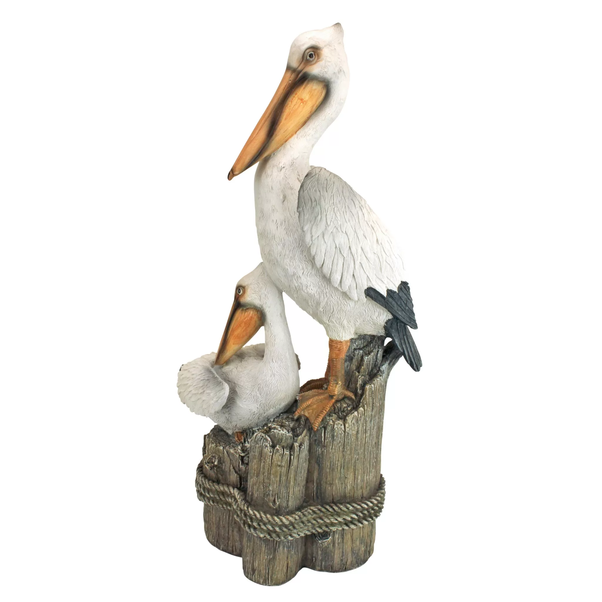 Design Toscano QL56458 Coastal Decor Ocean's Perch Pelicans Garden Bird Statue