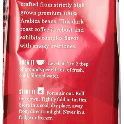 Eight O'Clock Coffee French Roast, Dark Roast, Ground Coffee, 12 Ounce (Pack of 6), 100% Arabica, Kosher Certified