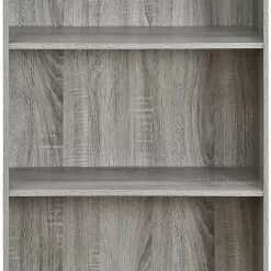 Furinno Basic 3-Tier Bookcase Storage Shelves, French Oak Grey