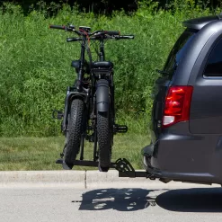Elevate Outdoor Aluminum EZ-Fold Platform Rack for Ebikes & Fat Tire Bikes - 2 Bike