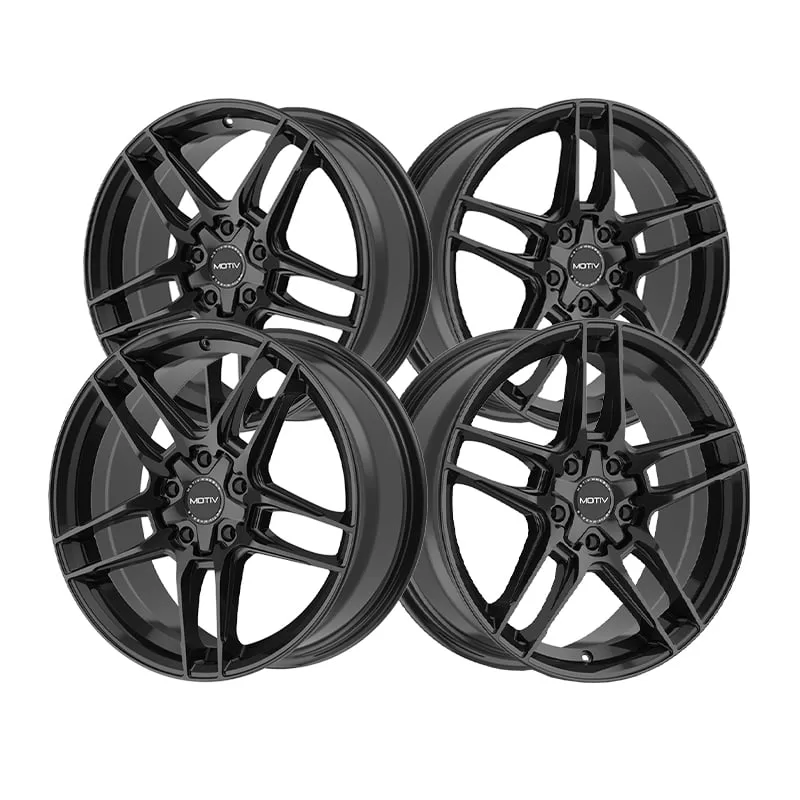 Motiv 18x7.5 5X108 434B Matic Black Wheel Rim | Qty 1