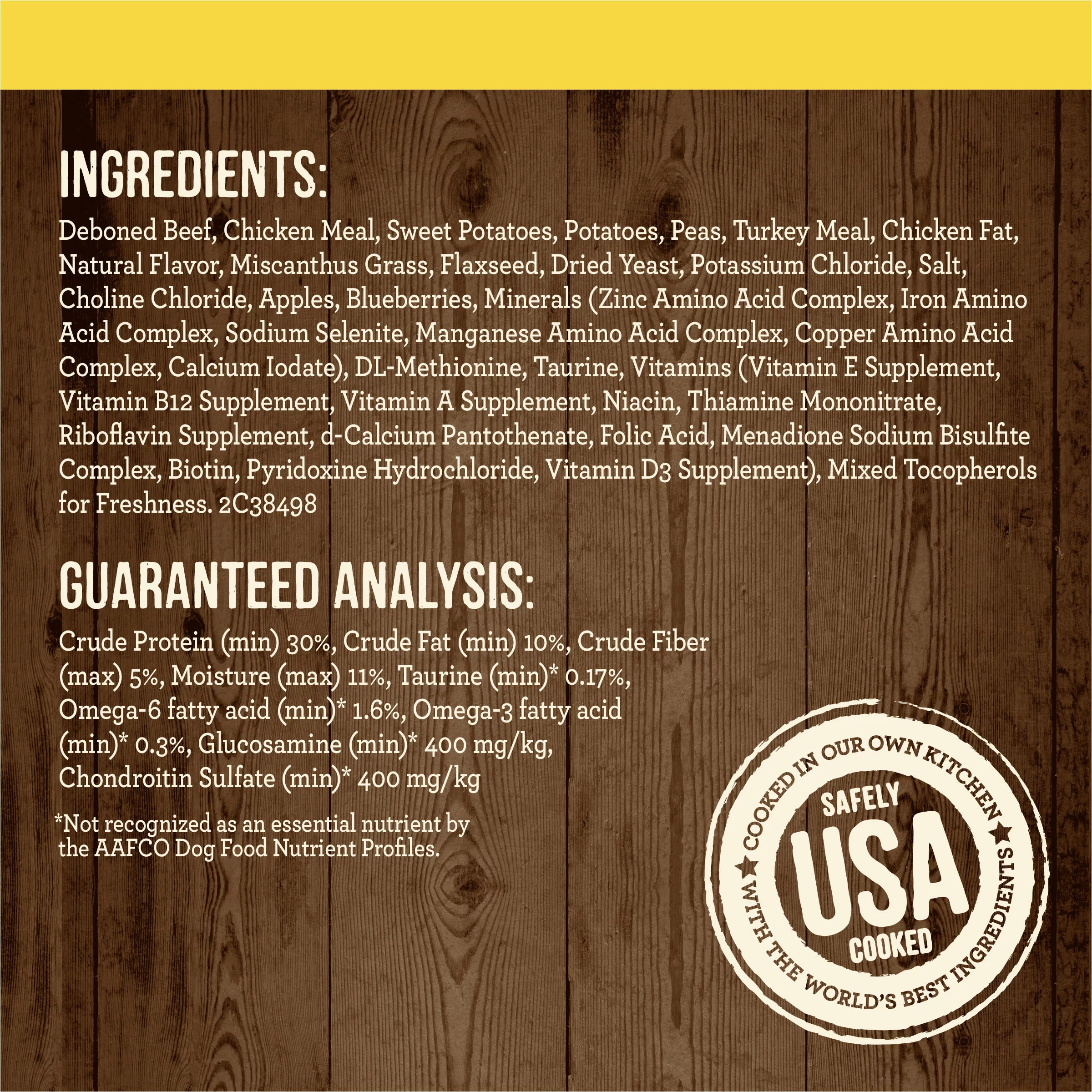 Merrick Grain Free Real Texas Beef & Sweet Potato Recipe Dry Dog Food, 30 lbs.