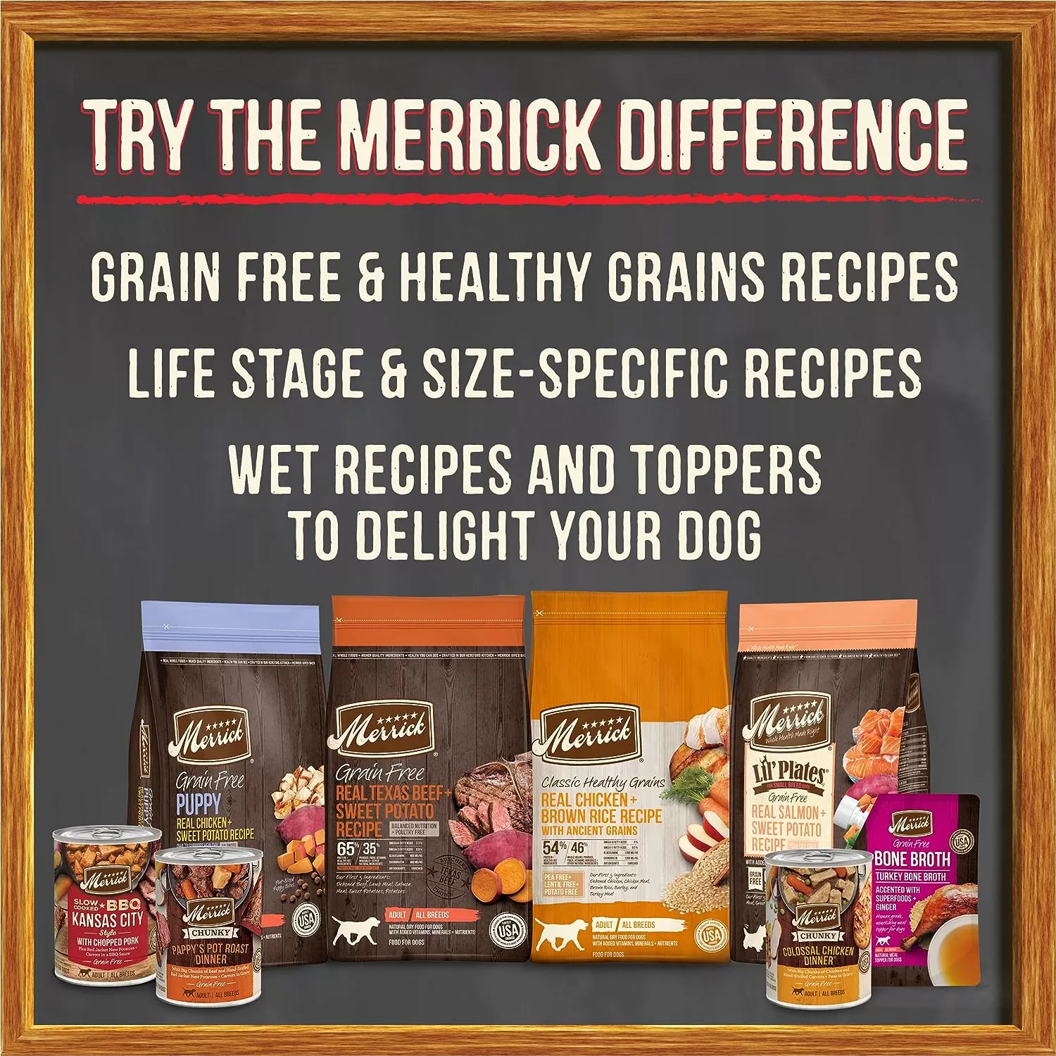 Merrick Grain Free Real Chicken & Sweet Potato Recipe Large Breed Dry Dog Food, 22 lbs.