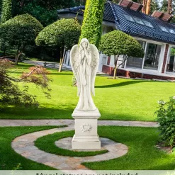 TOETOL Garden Outdoor Statues Classic Plinth Sculptures Decor Base Riser 16.7