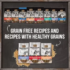 Merrick Backcountry Freeze Dried Raw Infused Grain Free Large Breed Recipe Dry Dog Food, 20 lbs.