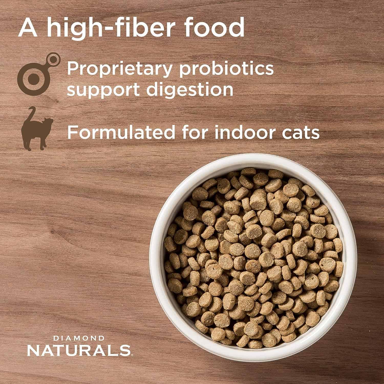 Diamond Natural Indoor Formula Adult Dry Cat Food, 18 lbs.