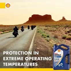 Shell Rotella T6 Full Synthetic 5W-40 Diesel Engine Oil (1-Gallon, Case of 3)