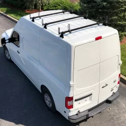 Vantech Heavy Duty 3 Bar Ladder Roof Rack Fits Nissan NV Cargo Van High Roof