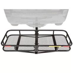 Elevate Outdoor CCB-F4820-DLX 48in Long Steel Basket Folding Hitch Cargo Carrier