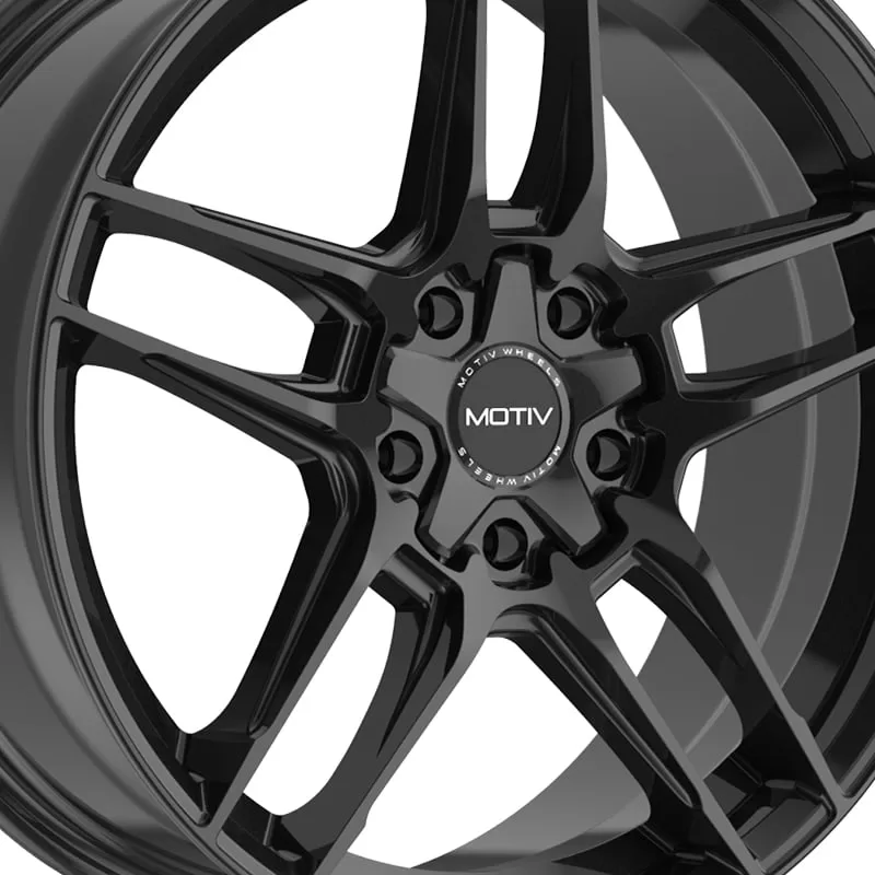 Motiv 18x7.5 5X108 434B Matic Black Wheel Rim | Qty 1