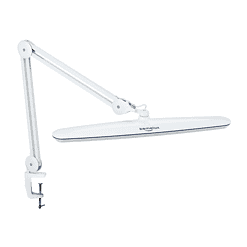 Bemelux Task Lamp with Clamp, Bright 117PCS LEDs, 23 Inch Lamp Head Work Lamp(White)