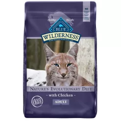 Blue Buffalo Blue Wilderness Natural Adult High Protein Chicken Dry Cat Food, 12 lbs.