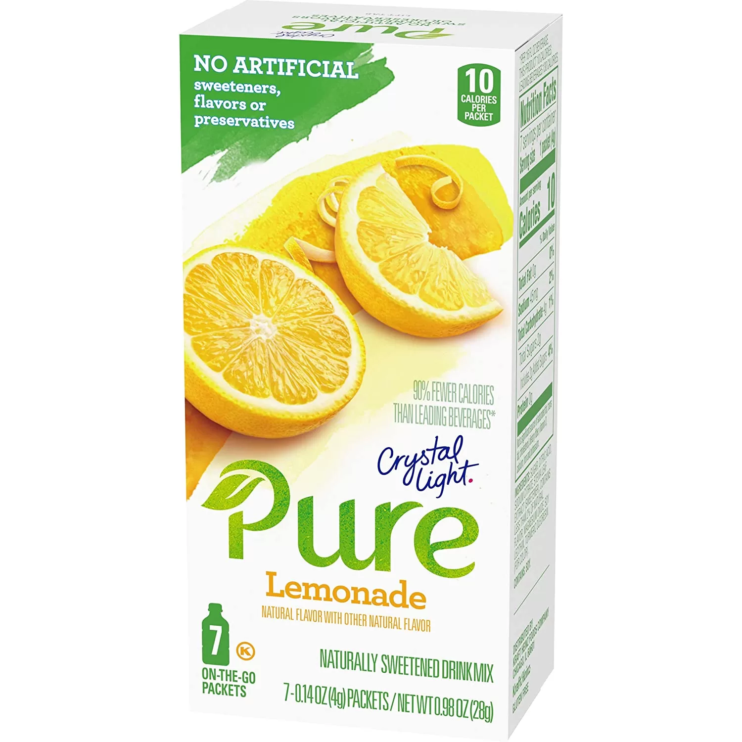 Crystal Light Pure Lemonade On-The-Go Powdered Drink Mix 84 Count