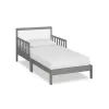 Dream On Me Brookside Toddler Bed Steel Grey White