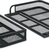 Guide Gear Universal ATV Front and Rear Cargo Basket Set, Luggage Carrier Racks, Heavy-Duty Steel Mesh, 2 Piece